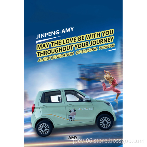 Jinpeng EEC Υποστήριξη μίνι Ηλεκτρικά νέα ενεργειακά οχήματα ηλεκτρικό αυτοκίνητο για ενήλικες
